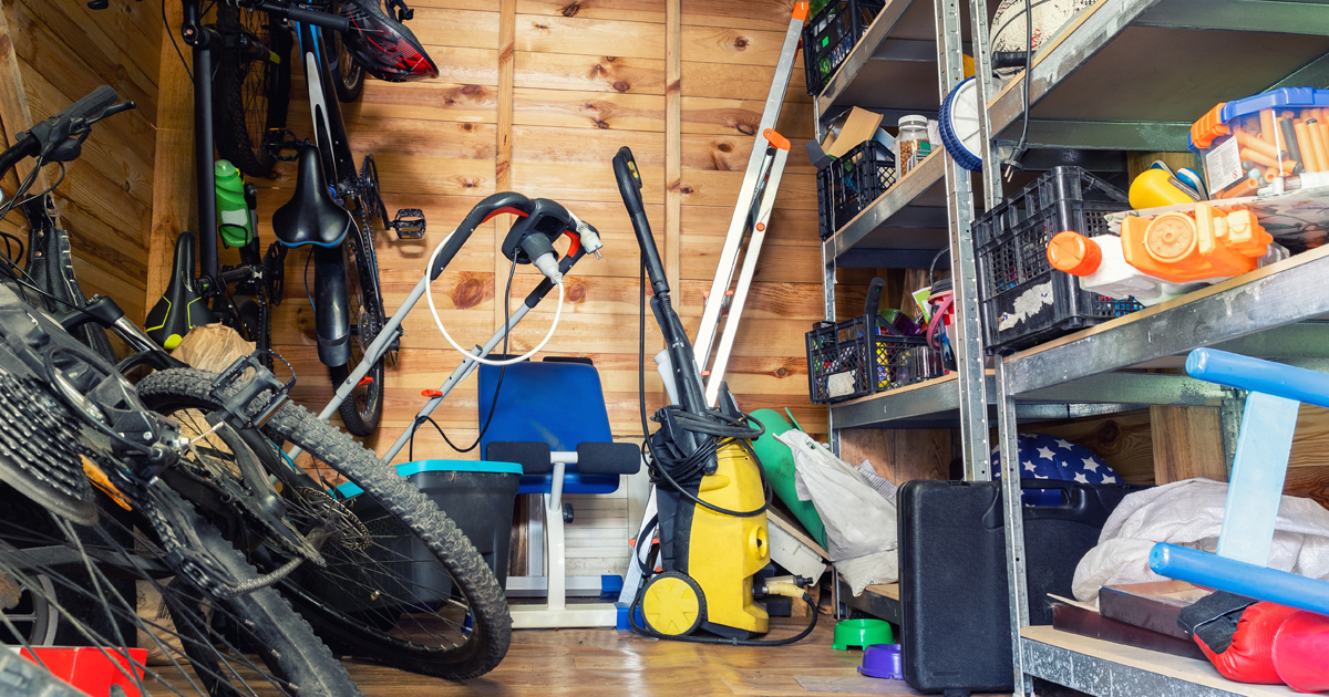 Så skapar du ordning och reda i förrådet efter vintern