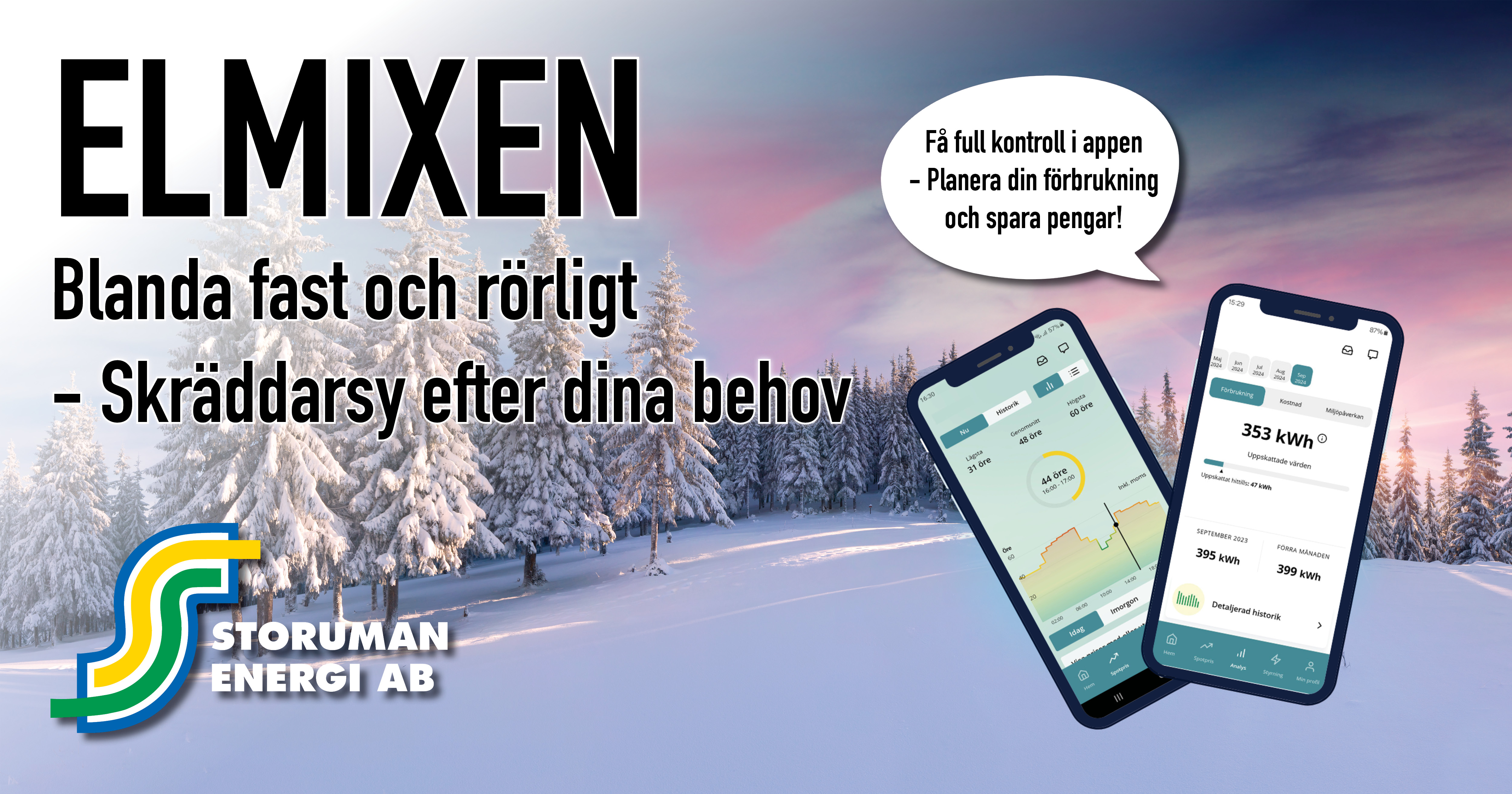 Styr din elkostnad – på ett sätt ingen annan elleverantör erbjuder