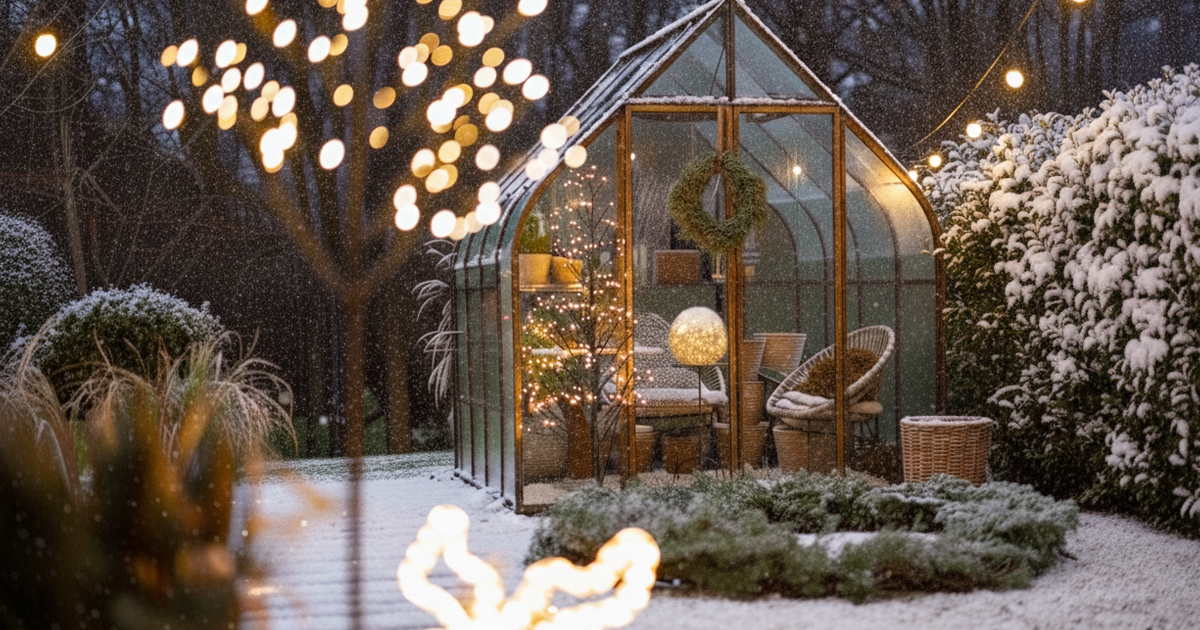 Så njuter du av ett vinterbonat uterum året om